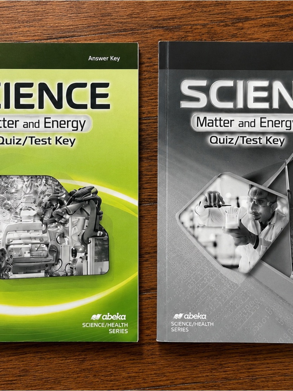 Abeka Science Matter and Energy Quiz/Test Key - Green